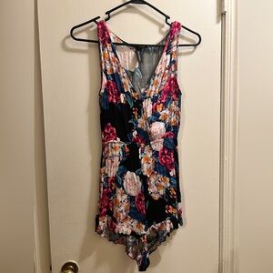 MINKPINK Floral Print Romper